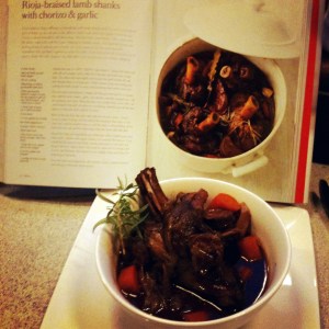 Lamb Shanks with Rioja