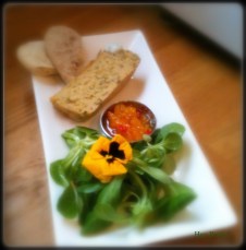 vegetarian pate starter